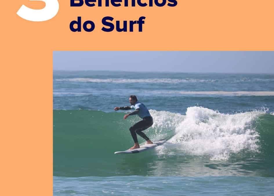 3 Benefícios do Surf