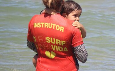 Reunião de Surf com amiguinhos de 4 anos e seus pais