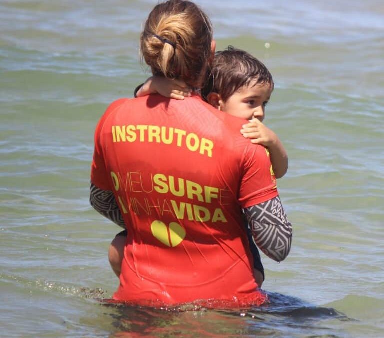 Reunião de Surf com amiguinhos de 4 anos e seus pais